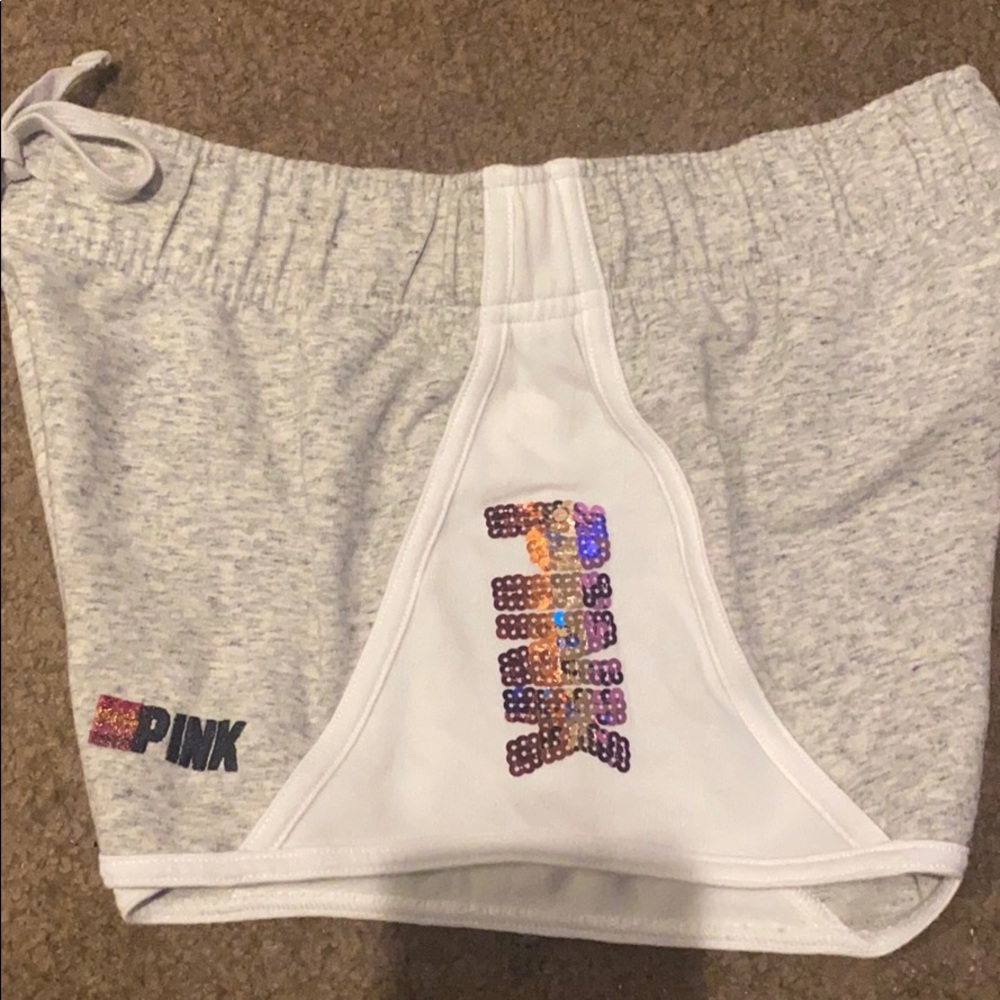 PINK bling shorts